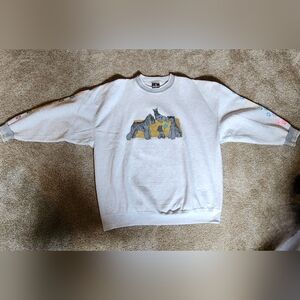 Vintage Miniature Schnauzer Graphic Double-sided Crewneck Sweatshirt XXL